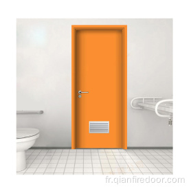 Vente chaude conception de porte en pvc de toilette d&#39;hôpital